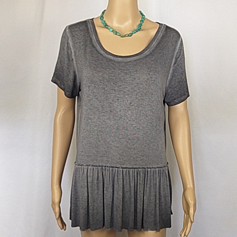 AZ Jeans Co | Flounce Hem T Shirt